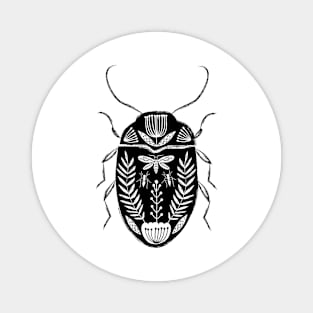 Folk Beetle Magnet